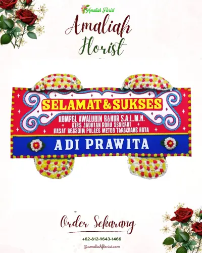 Karangan Bunga Ucapan Selamat di Cikutamahi